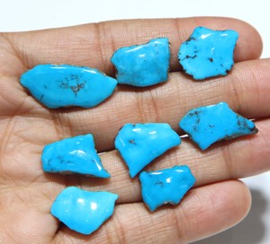Tranches brutes de turquoise véritable Prince Arizona, pierre précieuse naturelle, dalle de turquoise d'Arizona pour la fabrication de pendentifs et de bijoux. - Product Image 2