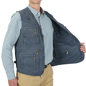 Gilet d'été léger en Denim pour hommes, veste sans manches en tissu de coton fin, gilet respirant, décontracté et à la mode pour tenue quotidienne - Product Image 5