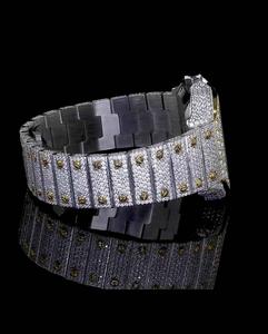 นาฬิกาข้อมือผู้ชายสไตล์ฮิปฮอป ตัวเรือนสแตนเลสสตีลทรงเหลี่ยม ระบบอัตโนมัติ ประดับเพชรโมอิสซาไนต์เจียระไนแบบบริลเลียนท์ ขนาด 20 มม. กระจกแซฟไฟร์ กันน้ำ - Product Image 4