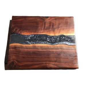 Planche à découper en bois d'acacia gravée au laser, double face, avec poignée, épaisse, écologique, passe au lave-vaisselle, pour steak, pain, fromage, cadeau - Product Image 3