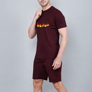 Conjunto de Camiseta y Pantalones Cortos para Hombre, Diseño Elegante, Ligero, Antiarrugas, Cómodo, de Alta Calidad, en Oferta - Product Image 4