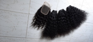 Seven Hills Indian Remy Virgin Human Hair Pre-Bonded <b>Body</b> <b>Wave</b> Hair Weaving Machine Double Weft Thick 4 Oz's Natural Color - Product Image 2