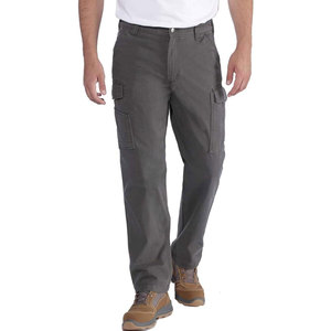 กางเกงคาร์โก้สำหรับเด็กผู้ชาย กางเกงเอวยางยืดใส่สบายและทนทานพร้อมกระเป๋าหลายช่องสำหรับเล่นกีฬากลางแจ้งในโรงเรียนแบบลำลอง - Product Image 2