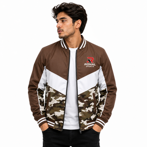 Superior Quality Custom Color Stand Collar Bomber <b>Jacket</b> for Men with <b>Waterproof</b> & Breathable Features - Product Image 3