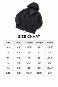 Black Hooded Utility <b>Jacket</b> Lightweight Technical Field <b>Jacket</b> with Multiple Flap Pockets & <b>Packable</b> Mesh|OEM/ODM Private Label - Product Image 5