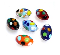 Perles en verre cristal faites à la main, en forme de pièce de monnaie, 18 mm/20 mm |   Décoration de table en forme de rideau de bijoux aux designs attrayants et aux couleurs variées