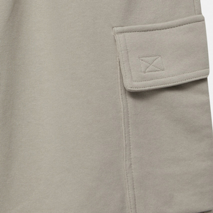 Shorts cargo beiges pour homme, décontractés, multi-poches, coupe ample, coton/polyester, respirants, séchage rapide, écologiques, été, extérieur - Product Image 6