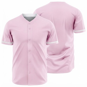 Custom Men's Baseball Jersey Short Sleeve Navy Blue with <b>Gold</b> Trim Button Front Moisture Wicking Polyester Apparel - Product Image 3