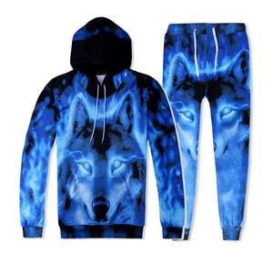 Ensemble polaire respirant et léger pour homme, idéal pour l'automne, en coton/spandex/fibre de bambou, à séchage rapide, avec capuche, motif uni par sublimation – Grande Vente - Product Image 2