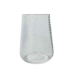 Verre à vin sans pied en plastique incassable à motif tourbillon, couleur personnalisable, pour les fêtes - Product Image 2
