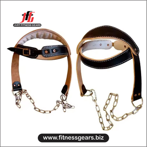 JUST FITNESS GEARS Customized Professional Heavy-Duty Cowhide Head Harness Powerlifting Gym Fitness Safety Equipment Workout - Product Image 4