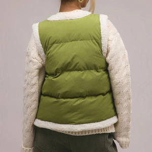 puffer vests fashion fall warm winter women clothes coat stylish fashion puffer sleeveless <b>jacket</b> women customized puffer vest - Product Image 5