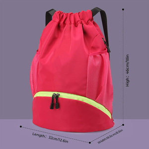 Mochilas de Fútbol Plegables y Suaves con Impresión Personalizada, Bolsas para Jugadores de Fútbol, Transpirables e Impermeables, Equipamiento Deportivo para Equipos, OEM, Exportación de Pakistán - Product Image 3