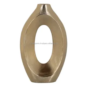 Jarrón de Flores de Metal Hecho a Mano Artístico de Primera Calidad para Hogares de Lujo, Jarrón de Metal de Latón Antiguo Hecho a Mano, Jarrón de Flores Zahid Exports - Product Image 1