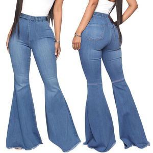 Jeans de Mezclilla Personalizados de Cintura Media, Corte Regular, Estilo Flare, Secado Rápido, Transpirables, Estilo Vintage, Moda Urbana - Product Image 5