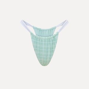 Conjunto de Bikini de Tres Piezas con Bordado y Cintura Alta, Traje de Baño Sexy y Moderno para Mujer, Antibacteriano, 100% Poliéster - Product Image 5