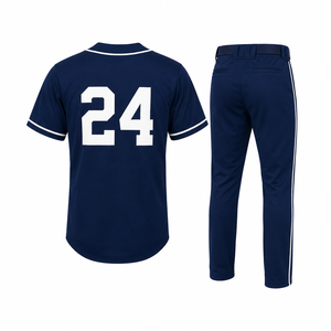 Uniforme de baseball élégant pour hommes et jeunes, ensemble de maillots de baseball personnalisés par sublimation avec tissu à séchage rapide pour équipe et club - Product Image 3