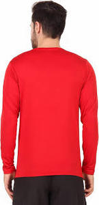 Camiseta de moda de poliéster para uso diario, camiseta deportiva de manga larga con cuello redondo para hombre - Product Image 2