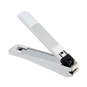 <b>Black</b> Coated Nail Clipper Minimalist Stainless Steel Professional Finger Trimmer Manicure Tool Modern Personal Care Device - Product Image 6