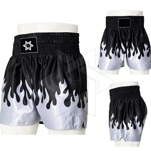 Athletic Fight Boxing <b>Trunks</b> <b>Men</b> Lightweight Breathable Quick Dry Training Shorts Flexible Waist Performance Sportswear - Product Image 6