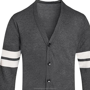 Vente en gros de cardigan en tricot brodé décontractés personnalisés pour unisexe - Product Image 5