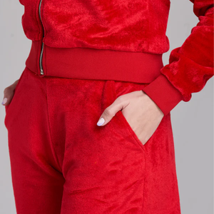 Ensemble de survêtement réversible coupe régulière unisexe grande taille coupe-vent respirant pour l'hiver – Haut long et pantalon de jogging pour la course et les loisirs - Product Image 6