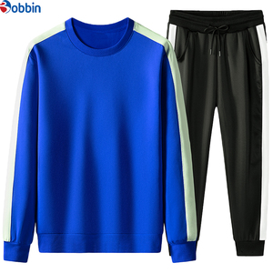 ชุดกีฬาแฟชั่นสุดฮิต ชุดออกกำลังกายผู้ชาย เสื้อคอกลม กางเกงวอร์มขายาว ชุดเซ็ตสองชิ้น เสื้อพูลโอเวอร์ ชุดวิ่งออกกำลังกาย - Product Image 5