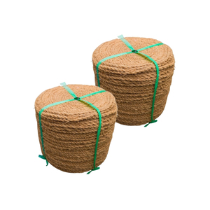 เชือกมะพร้าวแบบบิดแข็งแรงสำหรับการใช้งานทั่วไปและให้การยึดที่ปลอดภัยในงานเกษตรกรรมและงานจัดสวน - Product Image 1