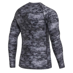 Rashguard de BJJ Verde Transpirable con Estampado por Transferencia Térmica, Sin Decoloración ni Desprendimiento, Ajuste Ceñido, 220g, ¡Gran Venta! - Product Image 3