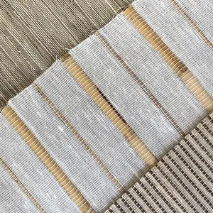 Blind Jute Material mit 40% Ramie Garn 40% Leinen garn 20% Bambus faser