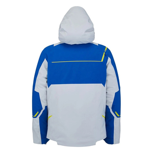 Chaqueta de esquí informal personalizada de fábrica para hombre, de alta calidad, impermeable, transpirable, de lona, con cremallera frontal y logo, ¡gran oferta! - Product Image 4