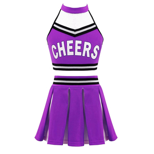 Tenue de Cheerleader Professionnelle Femme Personnalisable avec Logo – Ensemble Haut et Jupe pour Compétition – Vente en Gros - Product Image 6