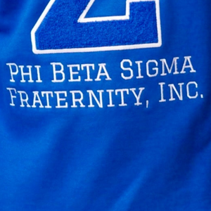 Sweat-shirt en chenille bleu Phi Beta Sigma Big Sigma pour homme, col rond, lettres grecques, pull de fraternité premium, coupe classique, décontracté A - Product Image 6