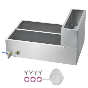 Evaporatore per Sciroppo d'Acero da 35 Galloni, Capacità 509 Tazze, Termometro Piatto, 2 Valvole, 3 Zone di Riscaldamento - Product Image 1