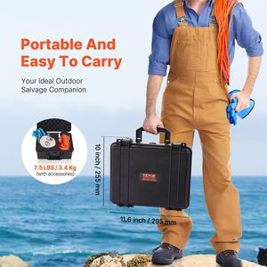 Kit Magnete da Pesca Monofacciale da 900 kg con Forza di Trazione e Moschettone per Applicazioni di Sollevamento e Pesca - Product Image 5