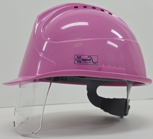 Casque industriel STH-3502A de Corée CE EN397 EN166 Certificat de type certifié Casquette de sécurité ventilée avec visière Casque de sécurité - Product Image 3