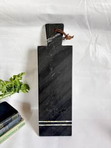 Tabla de Cortar Rectangular de Mármol Verde Antideslizante para Cocina, Paquete Individual - Product Image 4