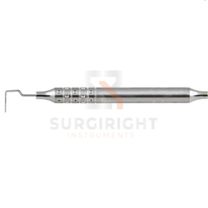 หัวตรวจวัดทางทันตกรรม SI-OIS-0001 สำหรับตรวจฟันกรอบด้านหลัง 1-10 มม. ผลิตจากเหล็กกล้าไร้สนิมเยอรมัน ได้รับการรับรองมาตรฐาน CE ระดับ I รับประกัน 1 ปี สีชมพูอ่อน สำหรับการผ่าตัด - Product Image 2