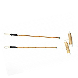 Tournament Ready Polo <b>Mallet</b> with Strong Cane Stick and Polished <b>Wooden</b> Block for Precision Hitting and Smooth Play - Product Image 2