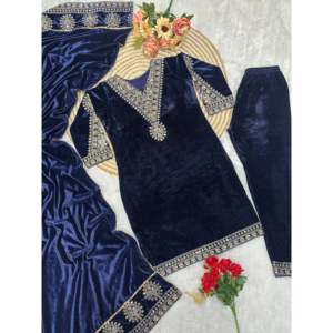 Ensemble haut et dupatta de soirée de créateur, élégant palazzo pour les occasions de club - Product Image 4