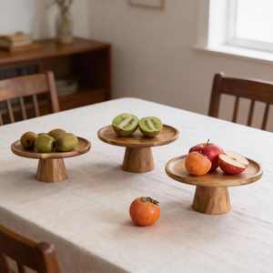 Soporte de Madera para Pastel con Diseño Creativo Multifuncional y Grabado, Ideal para la Mesa Principal a un Precio Accesible por Universal - Product Image 5