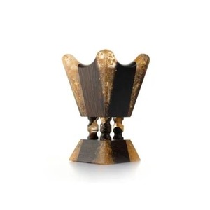 Quemador de incienso árabe Mubkhar hecho a mano de primera calidad con madera de ia y resina epoxi, soporte de incienso de lujo para Oud, Bakhoor, Hom - Product Image 1