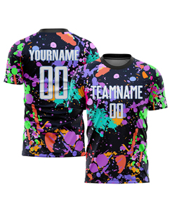 Custom Sublimated Soccer Jersey Men's Short Sleeve Moisture Wicking Polyester Team Uniform All Seasons Athletic Fit <b>Cheap</b> Price - Product Image 2