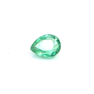 Émeraude naturelle de Zambie en forme de poire, 0,72 ct, pierre précieuse naturelle facettée, prête à l'emploi pour la création de bijoux - Product Image 1
