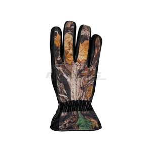 Camo Print Leather <b>Gloves</b> Wrist Length Unisex Fashion Hunting Style Sport Outdoor <b>Warm</b> Windproof Winter <b>Gloves</b> - Product Image 2