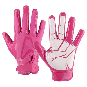 Custom American Football <b>Gloves</b> Moisture Wicking Polyester Non-Slip Grip Unisex Adult Performance <b>Gloves</b> for All Seasons - Product Image 6
