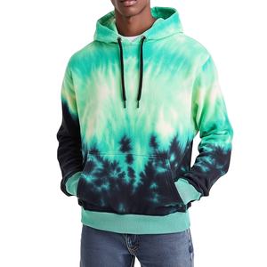 Basics usine personnalisé hommes à capuche automne vêtements cravate teinture à capuche unisexe marque personnalisé imprimable à capuche 2026 - Product Image 3