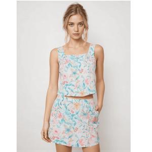 Conjunto de Dos Piezas de Algodón Tejido con Estampado Floral para Mujer, Verano, Suministro Directo de Fábrica, Tela Ecológica, Suave y Cómoda, Precio al por Mayor Disponible - Product Image 1