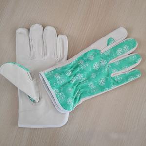 Guantes de Jardinería Profesionales de Cuero, Duraderos, Transpirables, Ecológicos, con Palma Reforzada, Ligeros y Cómodos - Product Image 4