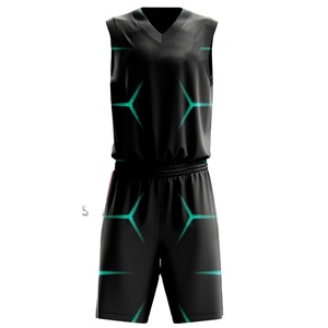 Uniforme de Baloncesto de Tela de Poliéster Suave, Impreso, de Secado Rápido, Absorbente de Humedad, Ligero, Cómodo, Diseño Flexible para Exteriores - Product Image 1